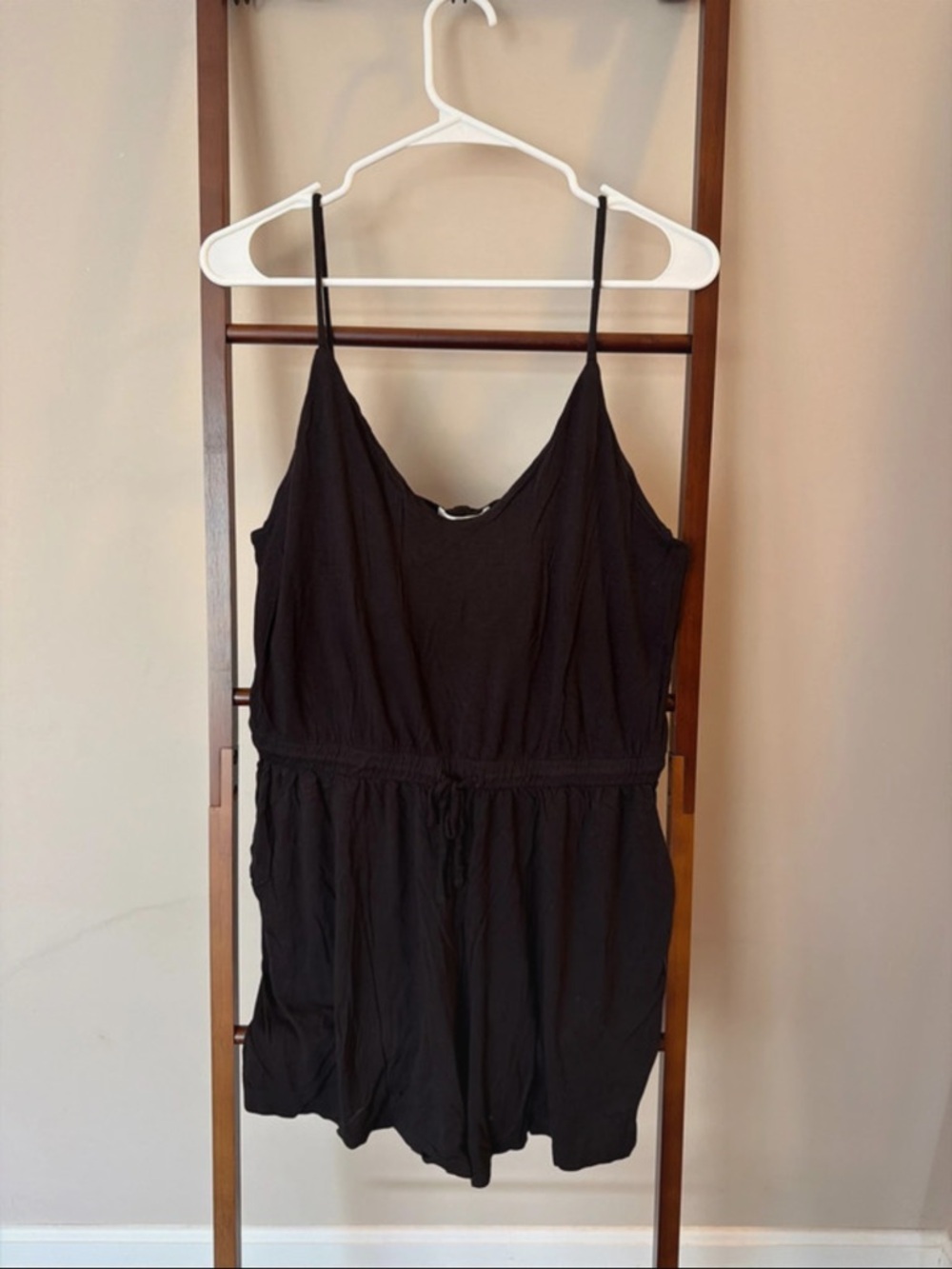 H&M Black Spaghetti Strap Romper